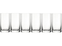 Leonardo Trinkglas Easy 260 ml, 6 Stück, Transparent