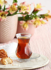 Lav Turkish Tea Glasses Set ALYA 165ml 12-piece (6 person set)