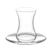 LAV DEMETS1 Demet 12 Teilig Türkische Teegläser Teeglas Set 6 Personen Cay Bardak Seti