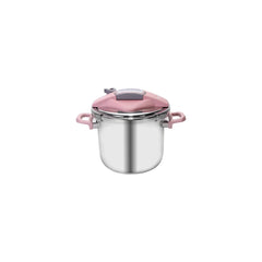 Karaca Perfect Pink Schnellkochtopf-Set 4 + 6 Liter, 4-teilig