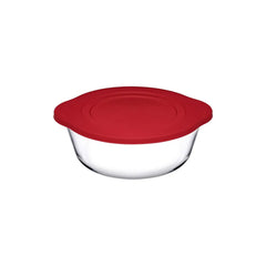 Pasabahce 59123 Borcam Set 1pcs Runde Schale Plastikdeckel
