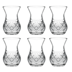 Pasabahce 42881 Timeless 6 Turkish tea glasses 6-piece set of glasses