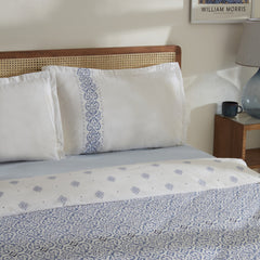 Karaca Marino Bettwäsche-Set für Doppelbett Blau aus 100 % Baumwolle