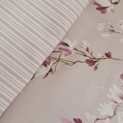 Karaca Pesla Satin Bettwäsche-Set für Doppelbett Rosa aus 100 % Baumwolle