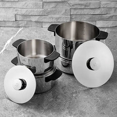 Jumbo Infinity 3PLY Kochgeschirr-Set aus Edelstahl, 8-teilig