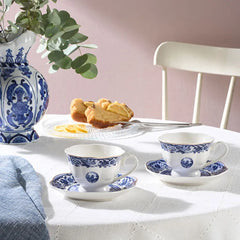 Karaca Blue Odyssey – 6-teiliger Kaffeetassen-Satz (80 ml) in stilvollem Blau