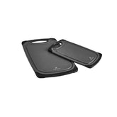 Karaca Daily Schneidebrett-Set in Granitoptik Grau – 2-teilig