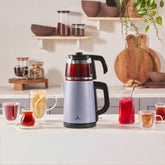 Karaca Tee Glas Ocean Wave Inox Stahl Wasserkocher Tee Maker