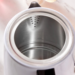 Karaca Thé Verre Ocean Wave Inox Bouilloire Théière