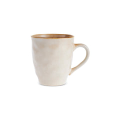 Karaca Aria Reactive Glaze Kaffeebecher Beige aus Steinzeug, 450 ml
