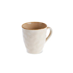 Karaca Aria Reactive Glaze Kaffeebecher Beige aus Steinzeug, 450 ml