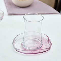 Karaca Petunya Teeset, 6 Personen, 12-teilig