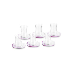 Karaca Petunya Teeset, 6 Personen, 12-teilig