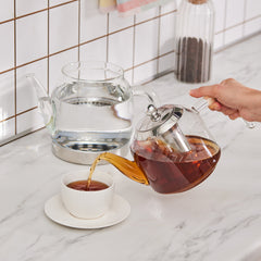 Karaca Panora – Glas-Teekanne in Familiengrösse