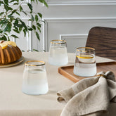 Karaca Jasmine 420 ml 3-teiliges Wassergläser