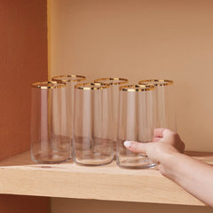 Karaca Orlando 520 ml Getraenkeglas Set 6-teilig