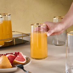 Karaca Orlando 520 ml Getraenkeglas Set 6-teilig