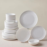 Karaca Streamline New Saturn Weiss 24-teiliges Tafelservice, 6 Personen