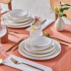 Karaca Streamline New Saturn Gold 24-teiliges Tafelservice, 6 Personen