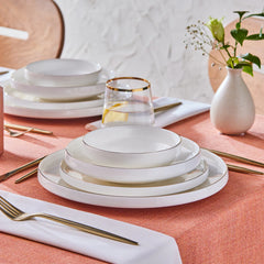 Karaca Streamline New Saturn Gold 24-teiliges Tafelservice, 6 Personen