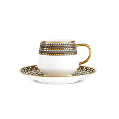 Karaca Belgin Kaffeetassenset, 12-teilig, für 6 Personen, 90 ml