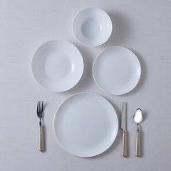 Karaca White Diamond Opal Tafelservice, 6 Personen, 24-teilig