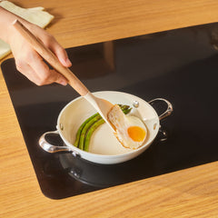 Karaca Swiss Crystal Almond Cream – Flache Pfanne mit Griff