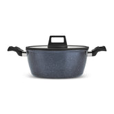 Karaca Aqua Granit Kochtopf mit Marmorbeschichtung, 24 cm