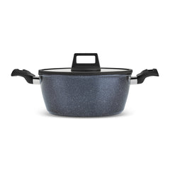 Karaca Aqua Granit Kochtopf mit Marmorbeschichtung, 24 cm