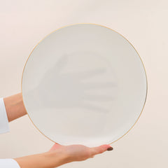 Karaca Fine Pearl Extra Chanak Gold Tafelservice für 12 Personen, 55-teilig