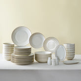 Karaca Elegance Bone Mandarin 53‑teiliges Tafelservice für 12 Personen Gold