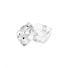 Karaca Candy Dekorative Lokumschale aus Glas, 7 × 7 × 5,2 cm
