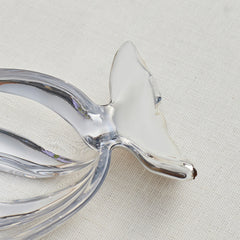 Karaca Candy Dekorativer Servierteller aus Glas, 20,5 × 9,3 cm