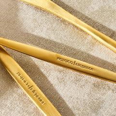 Karaca Lizbon Matt Gold Besteckset für 6 Personen, 30-teilig