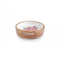 Karaca Mango Marin Mercan Snackschale aus Mangoholz, 10 cm