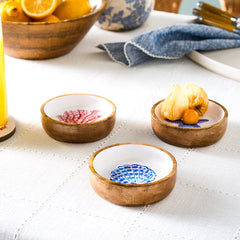 Karaca Mango Marin Seestern Snackschale aus Mangoholz, 10 cm