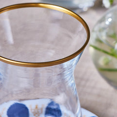 Karaca Belem Marineblau 12-teiliges Teeservice für 6 Personen