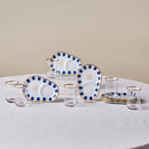 Karaca Belem Marineblau 12-teiliges Teeservice für 6 Personen