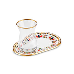 Karaca Tulip 12-teiliges Teeservice für 6 Personen