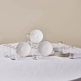 Karaca Fleur Gold 12-teiliges Teeservice für 6 Personen