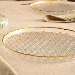 Karaca Rattan Gold – 7-teiliges Kuchenset (Gold)