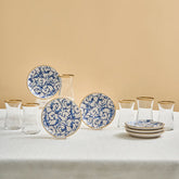 Karaca Mare – 12-teiliges Glas-Türkisches Tee-Set für 6 Personen (170 ml, transparent)