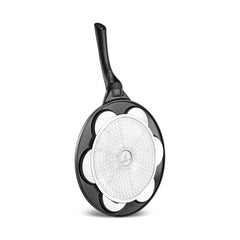 Karaca Fluffy – Antihaft-Pfannkuchenpfanne 26 cm mit Induktions-Keramikbeschichtung (Schwarz)