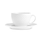 Karaca Nina Embossed Teetassen-Set für 6 Personen, 220 ml