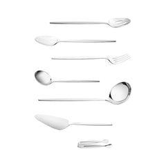 Karaca Moongate Premium Servierset – 7-teilig, Silber