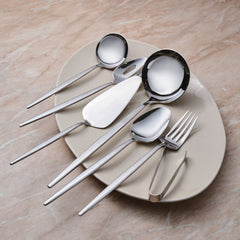Karaca Moongate Premium Servierset – 7-teilig, Silber