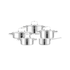 Karaca 3 Ply New Ares Topfset aus Edelstahl, 9-teilig