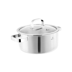 Karaca 3 Ply New Ares Topfset aus Edelstahl, 9-teilig