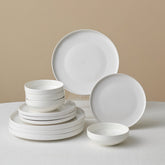 Karaca Stream Bone China Saturn Tafelservice für 4 Personen, 12-teilig