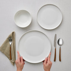 Karaca Stream Bone China Saturn Tafelservice für 4 Personen, 12-teilig